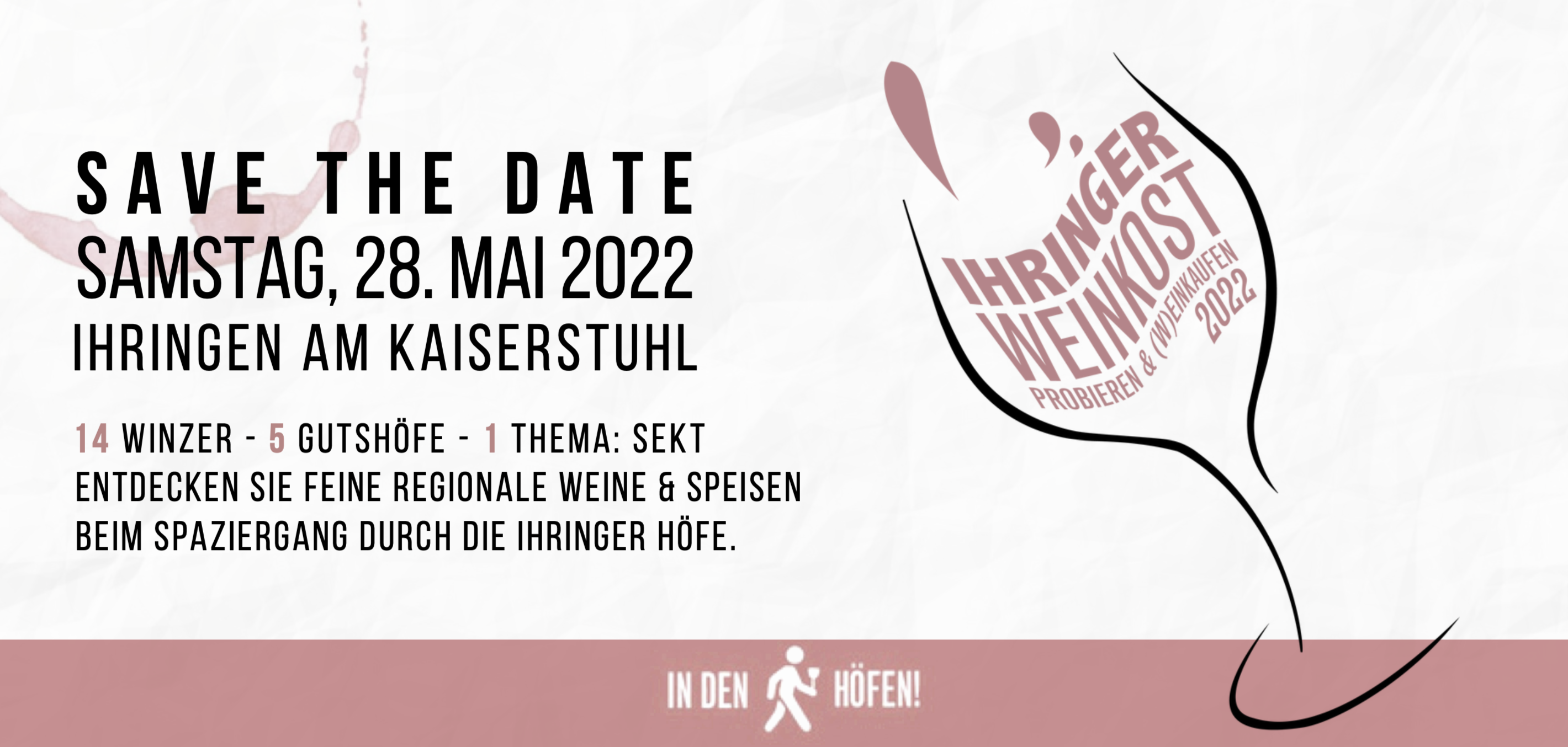 SAVE THE DATE - Ihringer WeinKost